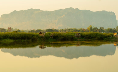 atmosphere shadow water mountains nature countryside