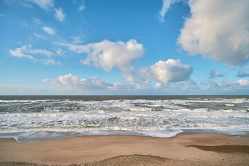 northern sea coastline of denmark. High quality photo