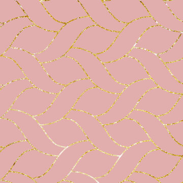 Abstract background with a glittery gold pattern design
