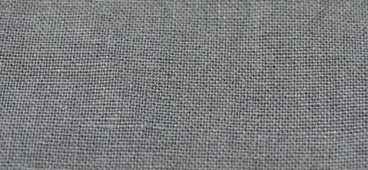 Texture of grey fabric as background, closeup