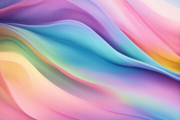 Vibrant Abstract Color Waves Background