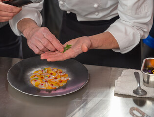 Cooking masterclass for visitors, great chefs high cuisine French restaurants, fine dining, winter festival, Avenue de Champagne, Epernay, France
