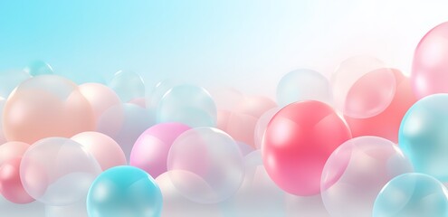 Fototapeta na wymiar nice colorful balloons, simple and elegant, there is empty space for greeting text, wallpaper, posters, advertisements, etc., if there are not enough choices, please click