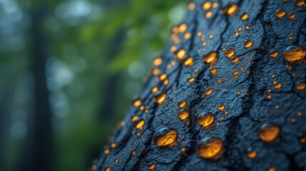 Drops on a tree - Generative AI