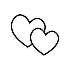 Heart icon vector. love illustration sign. romance symbol.