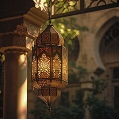 lantern in the temple