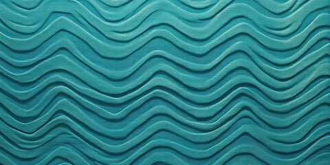 Turquoise zig-zag wave pattern carpet texture background
