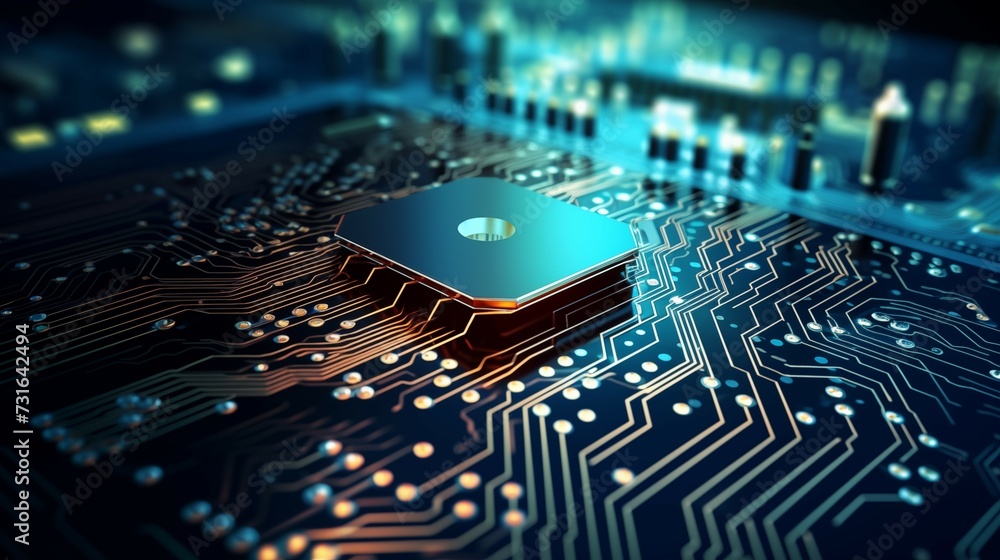 Poster a circuit board is a printed circuit board, or pcb, which is a sheet of non-conductive material with