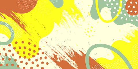 Background pattern, abstract colored shapes. Modern minimalism trendy pattern background. Vector background.