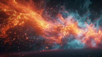 Nebula and space.