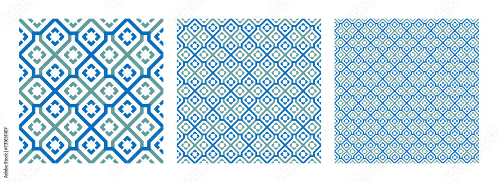 Poster geometric pattern, seamless abstract pattern vector decorative graphic design wallpaper background f