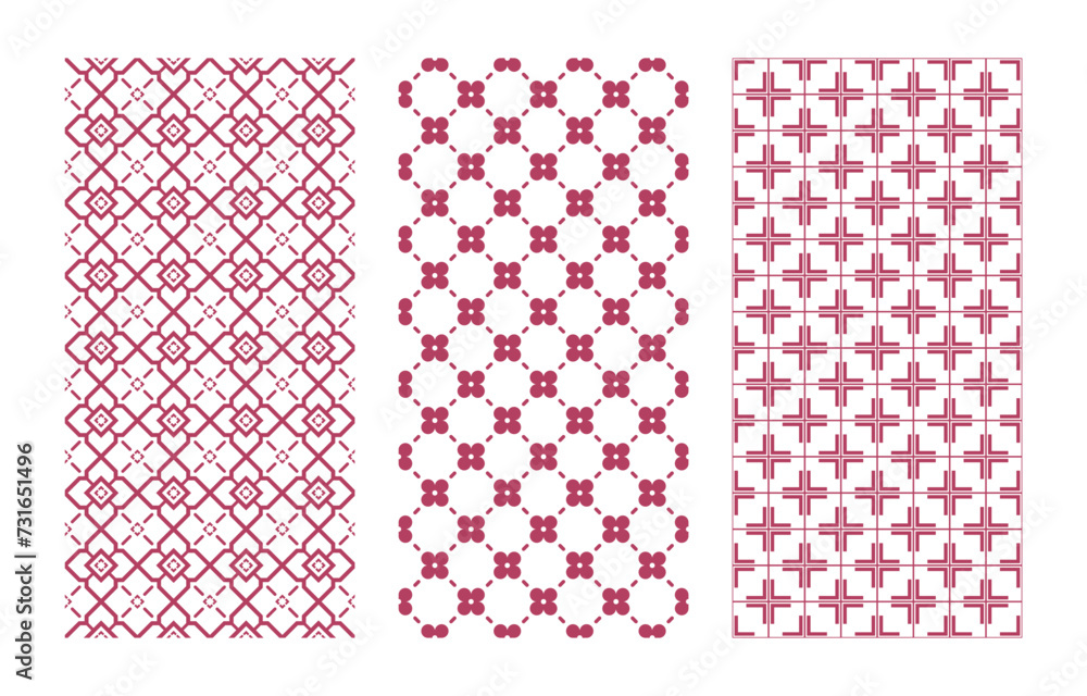 Poster geometric pattern, seamless abstract pattern vector decorative graphic design wallpaper background f