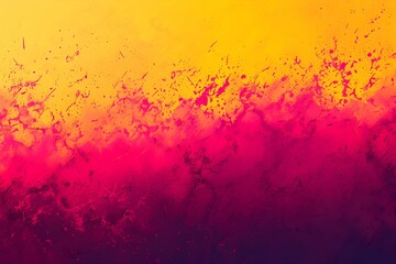 Rough gradient splash texture in sunrise colors background.