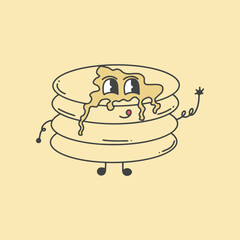 FOOD CHARACTER DESIGN VECTOR CUTE ELEMENT