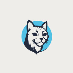 Cat Logo Design EPS Format Very Cool