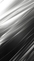 Abstract smooth diagonal lines silver background