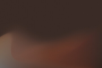 brown chocolate coffee gradient rough abstract background shine bright light and glow template empty space , grainy noise grungy texture