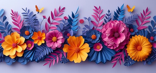 Flower Power: A Monthly Celebration of Nature's Beauty Generative AI - obrazy, fototapety, plakaty