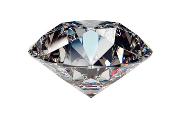 Baroness Cut Diamond Brilliance on Transparent Background, PNG,