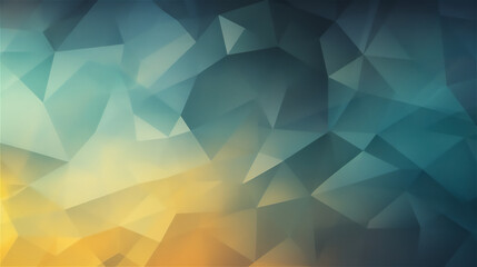 Obraz premium Geometric Dawn: Pastel Blue and Yellow Hues 