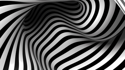 Fototapeta premium Abstract optical illusion pattern seamless background