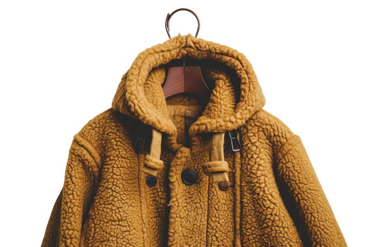 Duffle Coat on Transparent Background, PNG,