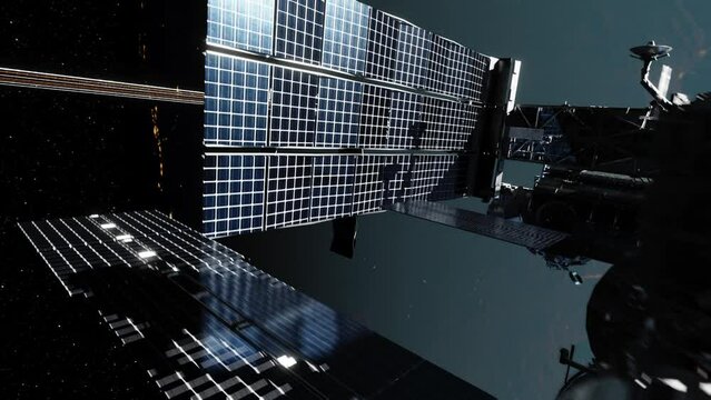 Spacestation aboe planet earth