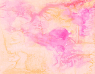 Soft orange and pink watercolor texture