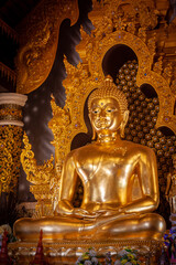 Temple statue Wat Pra That Doi Pra Chan, Mae Tha North of Thailand