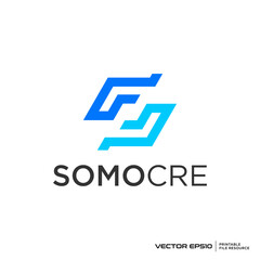 Abstract initial S logo vector illustration