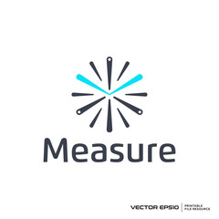 Abstract rounded line logo vector illustration