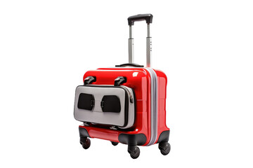 Multifunctional Travel Trolley Isolated On Transparent Background