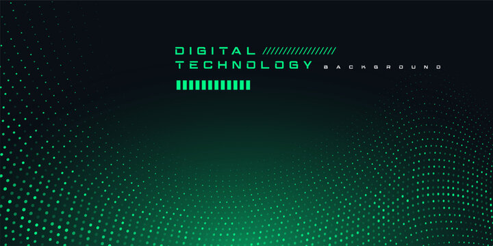 Technology digital futuristic internet network connection black green background, blue abstract cyber information communication, Ai big data science, innovation future tech line illustration vector 3d