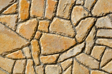 Stone wall detail