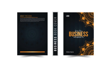 Naklejka na ściany i meble Unique business book cover design
