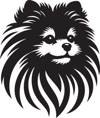 Pomeranian silhouette