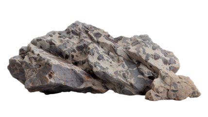 heavy reef rock, isolated on transparent background