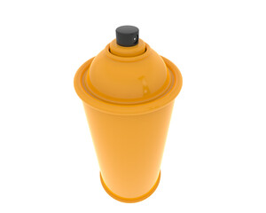 Spray can building isolated on background. 3d rendering - illustration