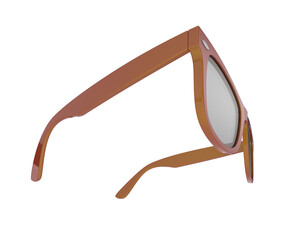 Sun glasses isolated on background. 3d rendering - illustration
