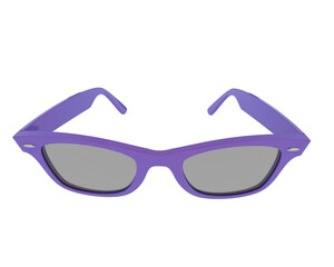 Fototapeta premium Sun glasses isolated on background. 3d rendering - illustration