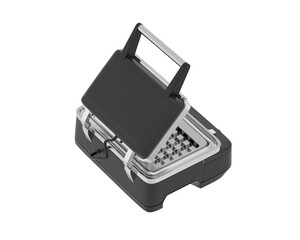 Waffle maker isolated on background. 3d rendering - illustration