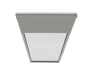 Window isolated on background. 3d rendering - illustration