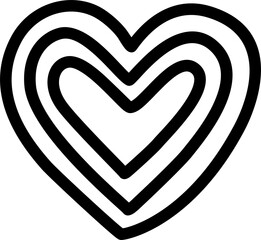 Obraz premium heart drawing