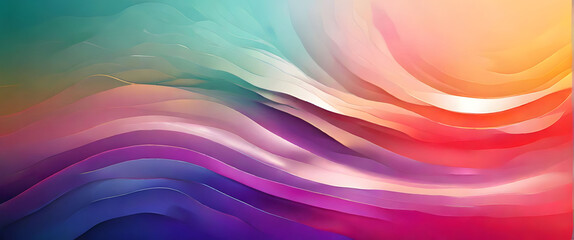 Obraz premium Multicolored blurry explosion of colors. Modern abstract composition with nostalgic tones.