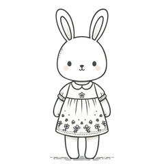 Obraz premium easter bunny with a bunny