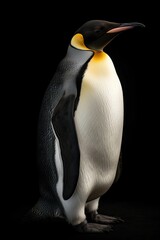Obraz premium AI generated illustration of A confident-looking penguin standing in a strong and proud posture