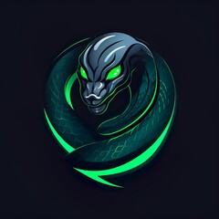 vector design gaming esport mascot logo of cobra