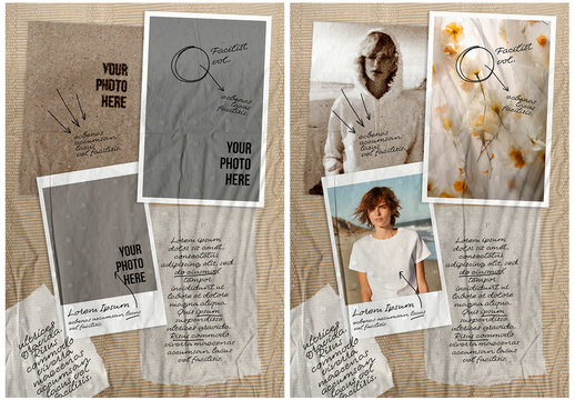 Composition Photos Project Collage Mockup