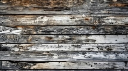 AI generated illustration of a wooden background featuring a weathered texture