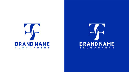 FF Letter Monogram Logo Design FF icon Lettermark Logo Brand identity Design